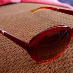 Chanel sunnies red yellow gradient